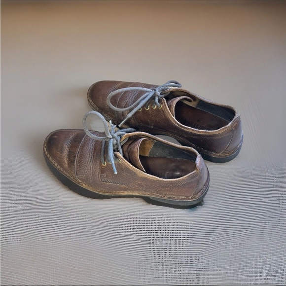 Cole Haan Distressed Brown Leather Derbys - Picture 7 of 9